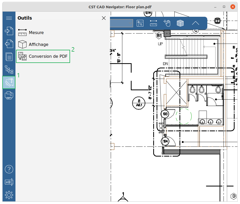 Outil pour convertir des fichiers PDF