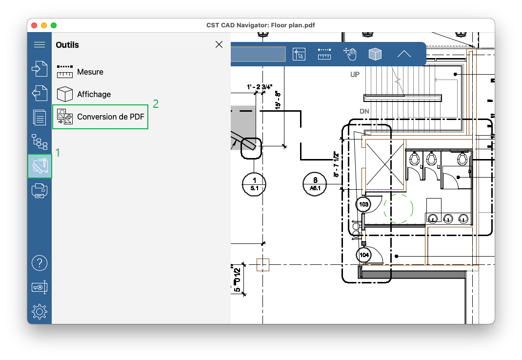 Outil pour convertir des fichiers PDF 