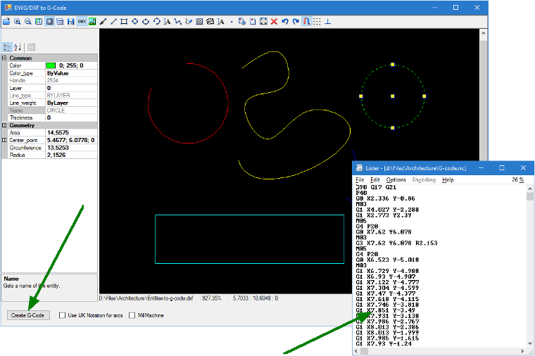 Génération de G-code dans CAD .NET