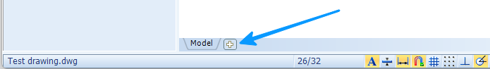 Le bouton pour créer une nouvelle présentation dans ABViewer 16.3