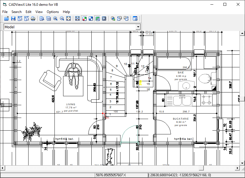 Projet de demonstration de CADViewX